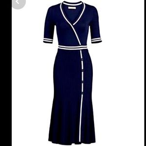 NWT Eva Mendez sweater retro dress